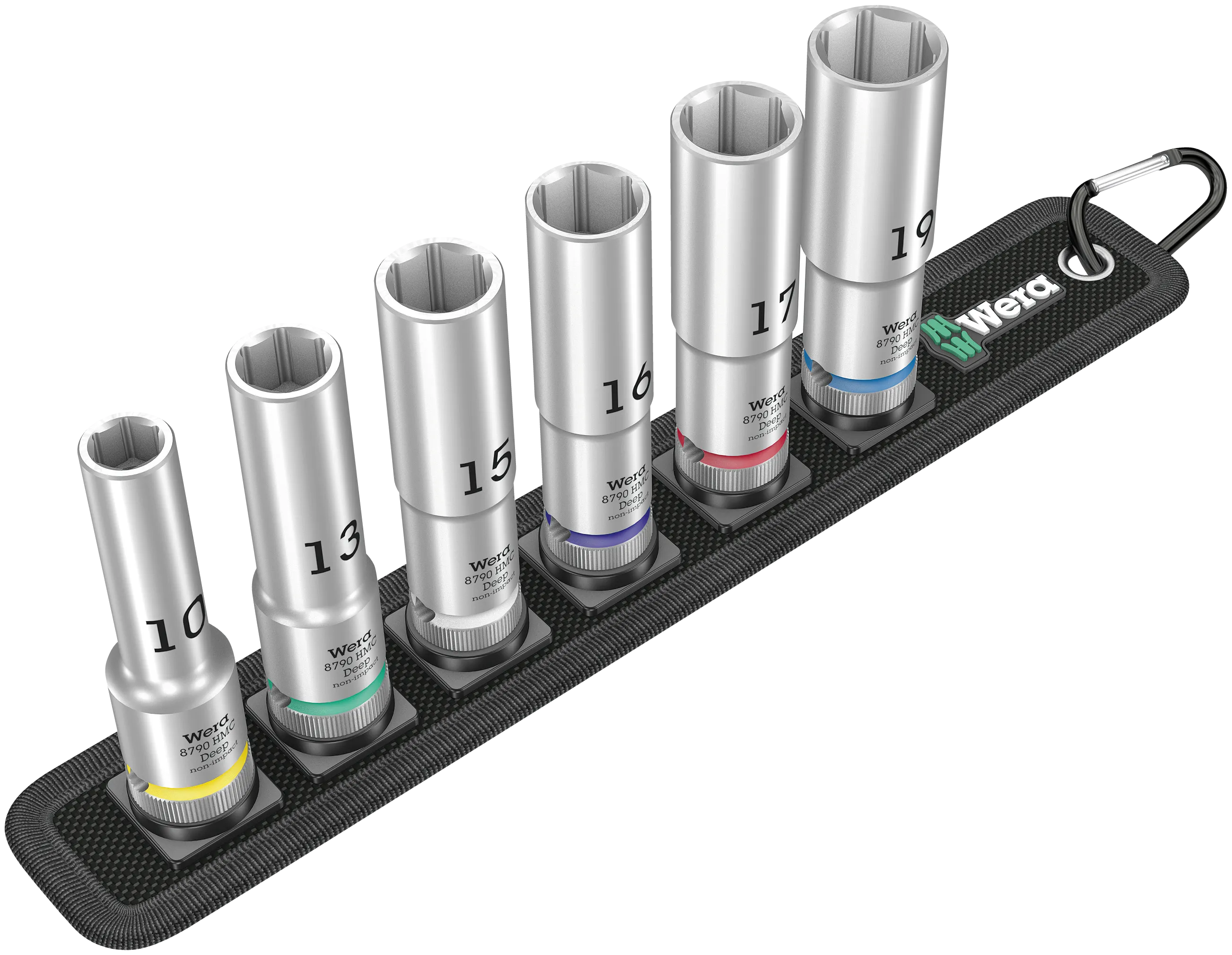 Belt C Deep 1 socket set, 1/2" drive