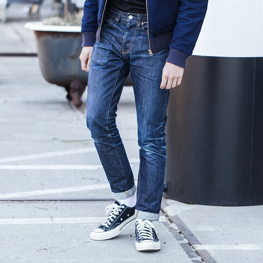 【Benzak Denim Developers】旗艦二號布料 修身小直筒 15oz B-01 special #2 vintage indigo selvedge