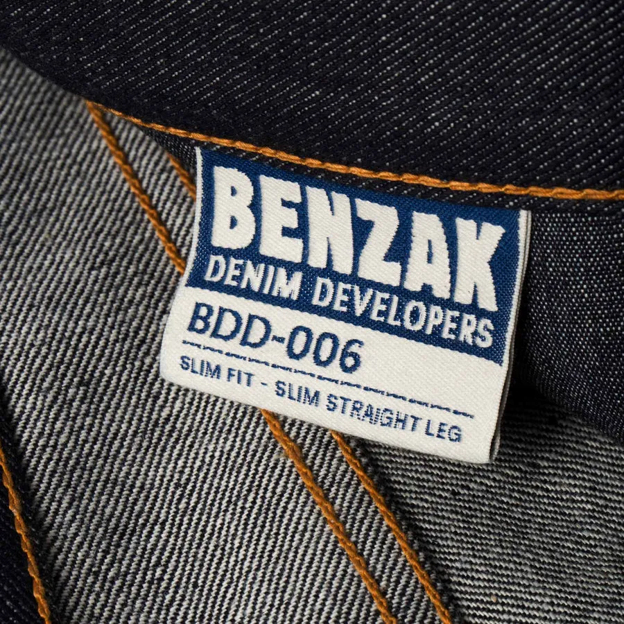 【Benzak Denim Developers】BDD-006 grey cast Left Hand Twill 13.5oz / 灰染復古丹寧布 左斜紋 修身小直筒