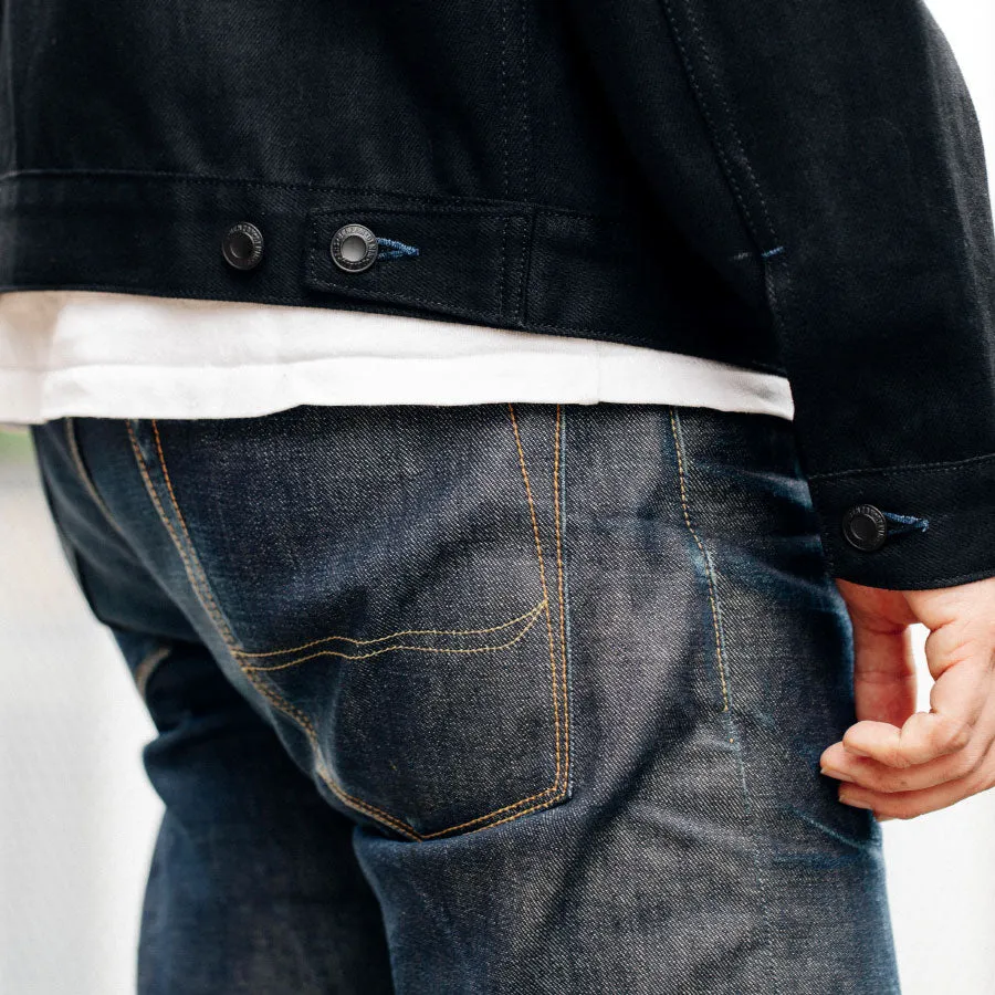 【Benzak Denim Developers】BDD-006 grey cast Left Hand Twill 13.5oz / 灰染復古丹寧布 左斜紋 修身小直筒