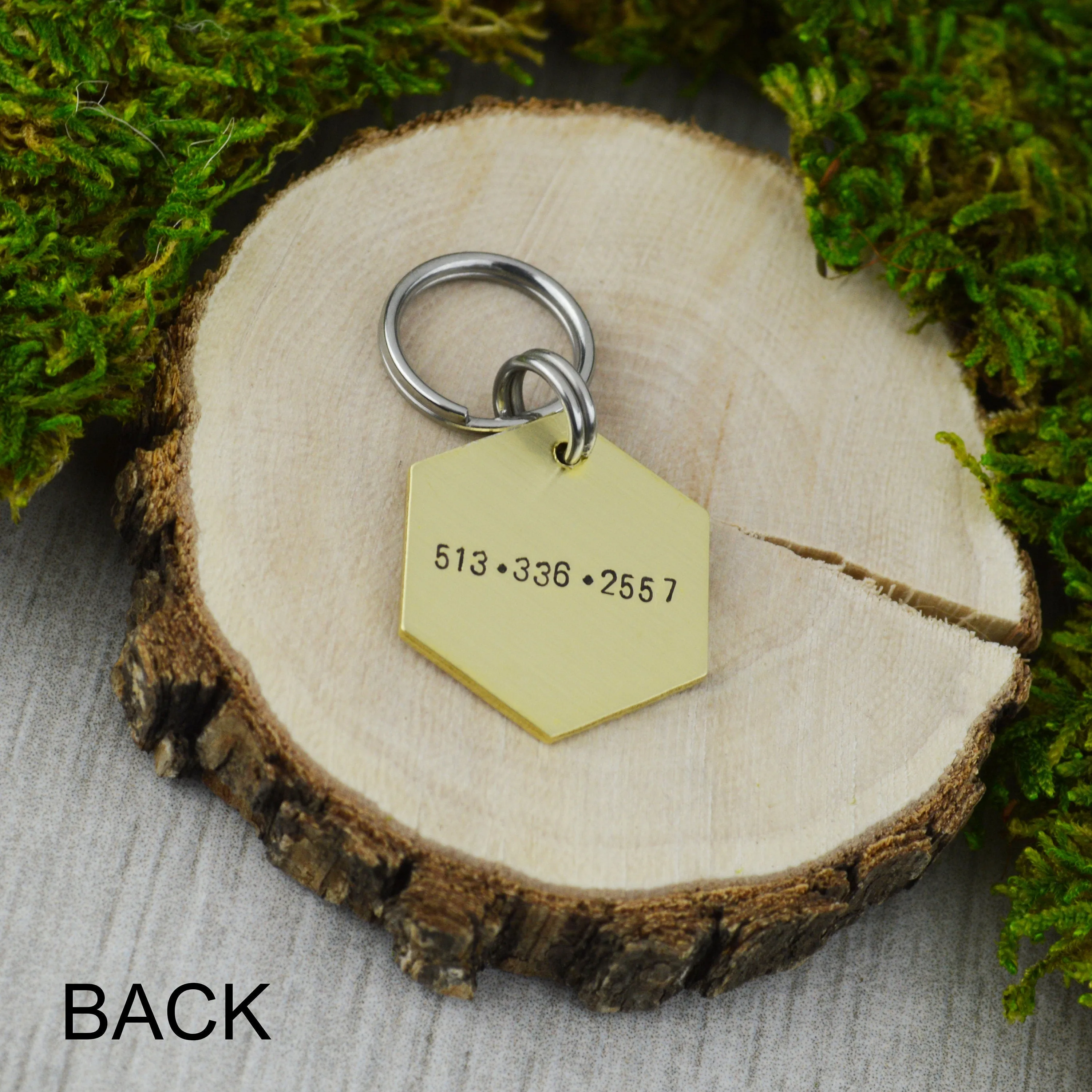 Bird in the Trees Mini Pet ID Tag