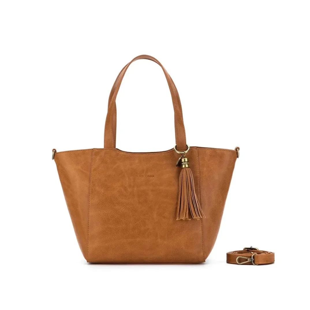 Black Caviar Liana 3 Piece Handbag Set | Tan