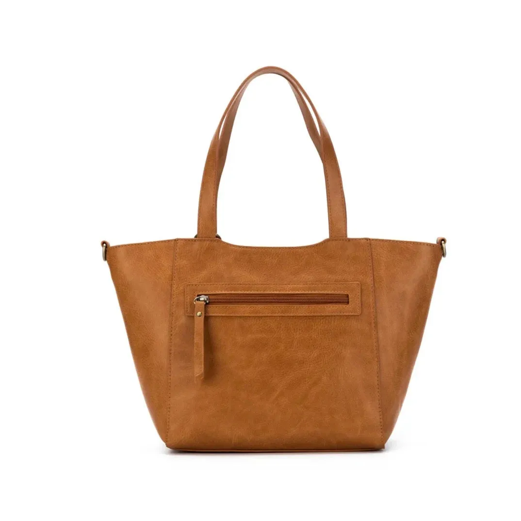 Black Caviar Liana 3 Piece Handbag Set | Tan