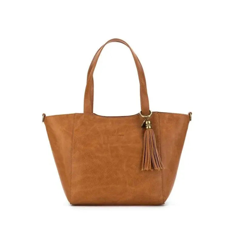 Black Caviar Liana 3 Piece Handbag Set | Tan