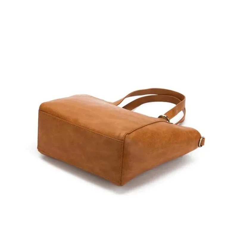 Black Caviar Liana 3 Piece Handbag Set | Tan