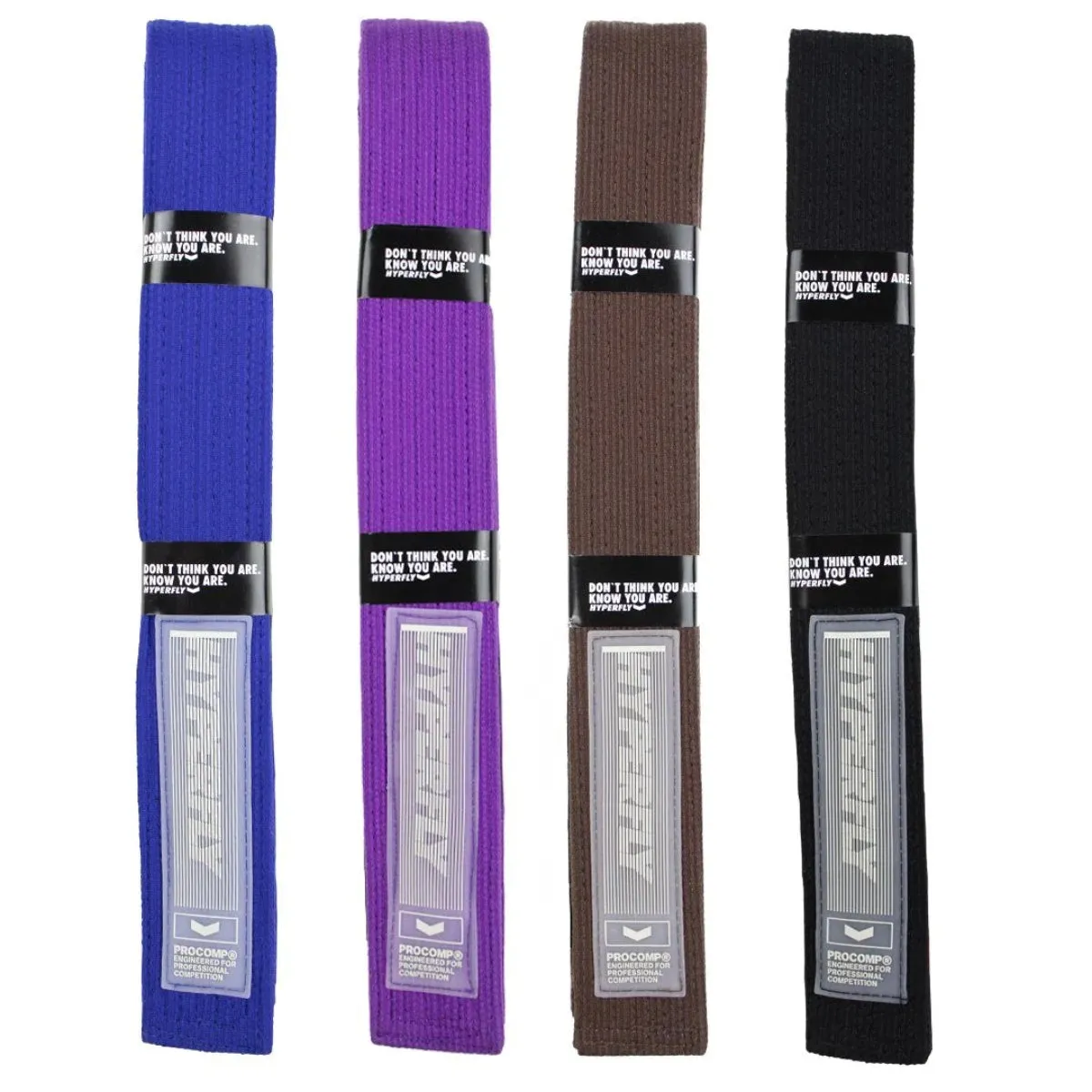 Black Hyperfly Comp BJJ Belt