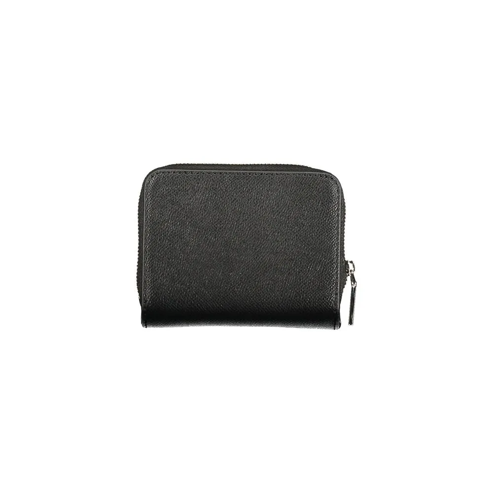 Black Polyethylene Women Wallet