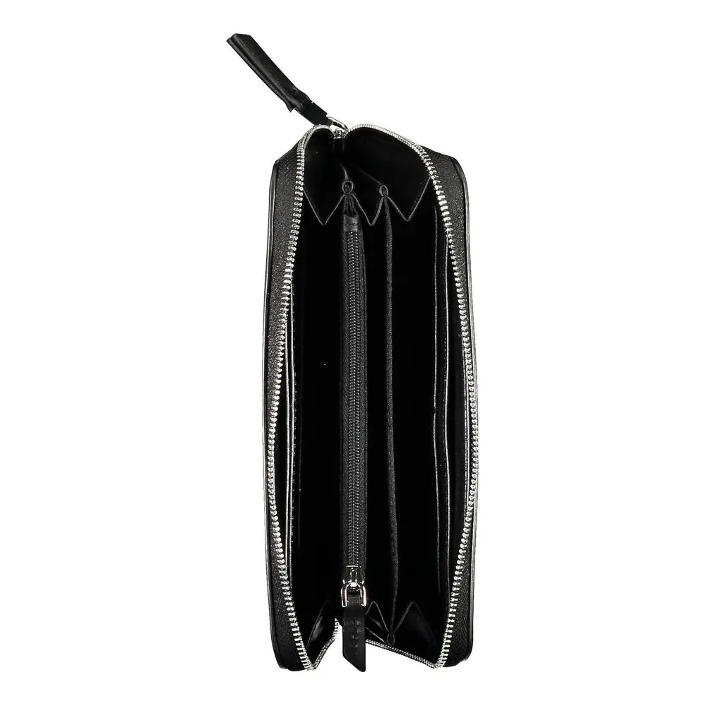 Black Polyethylene Women Wallet