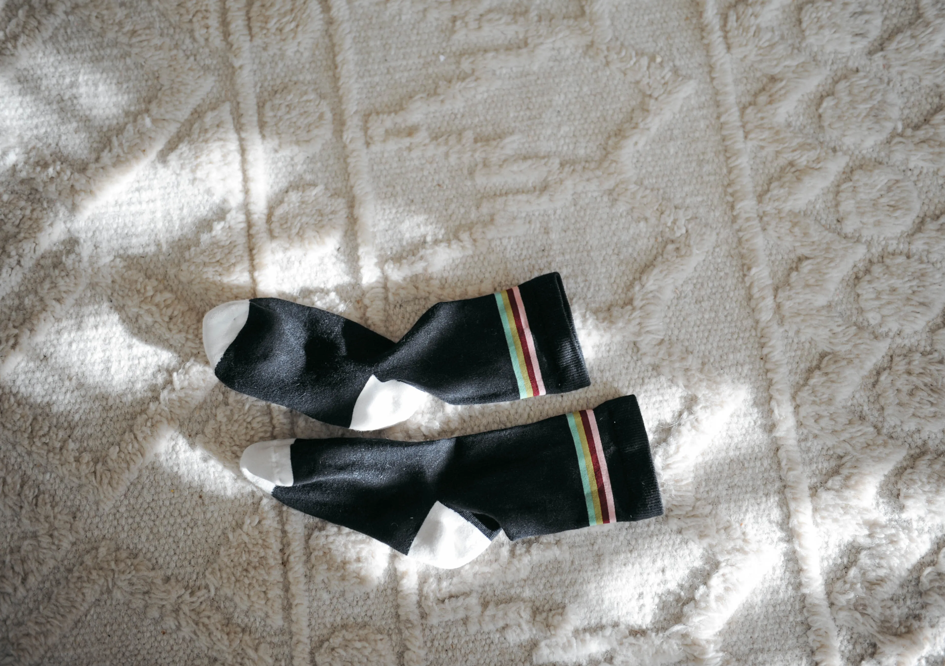 Blackberry Retro Stripe Crew
