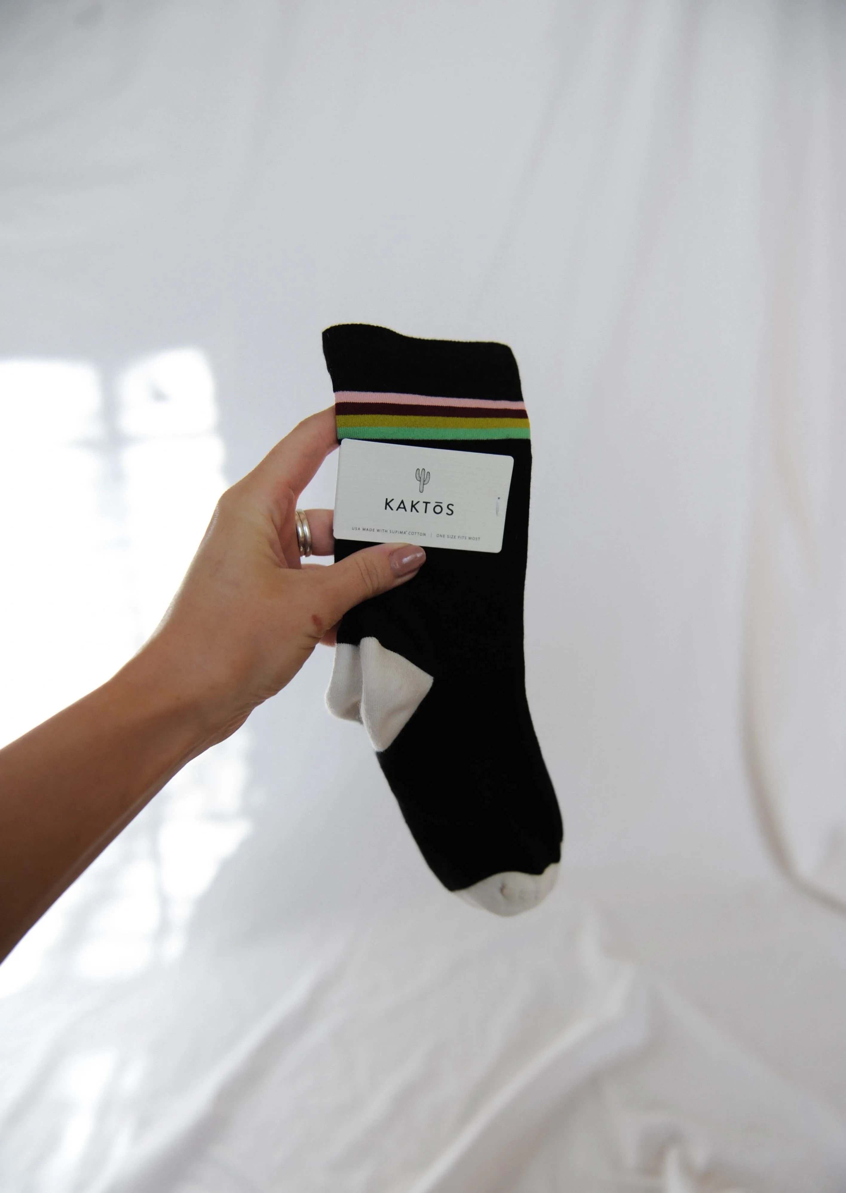 Blackberry Retro Stripe Crew