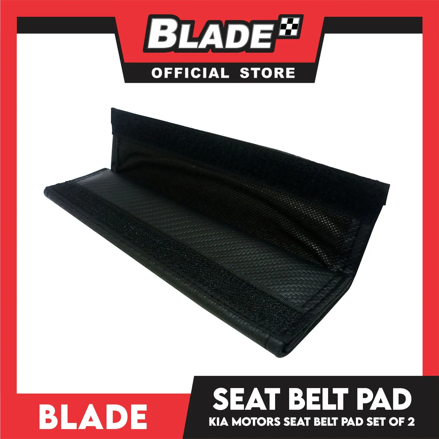 Blade Universal Seat Belt Pads Kia Motors (Set of 2)