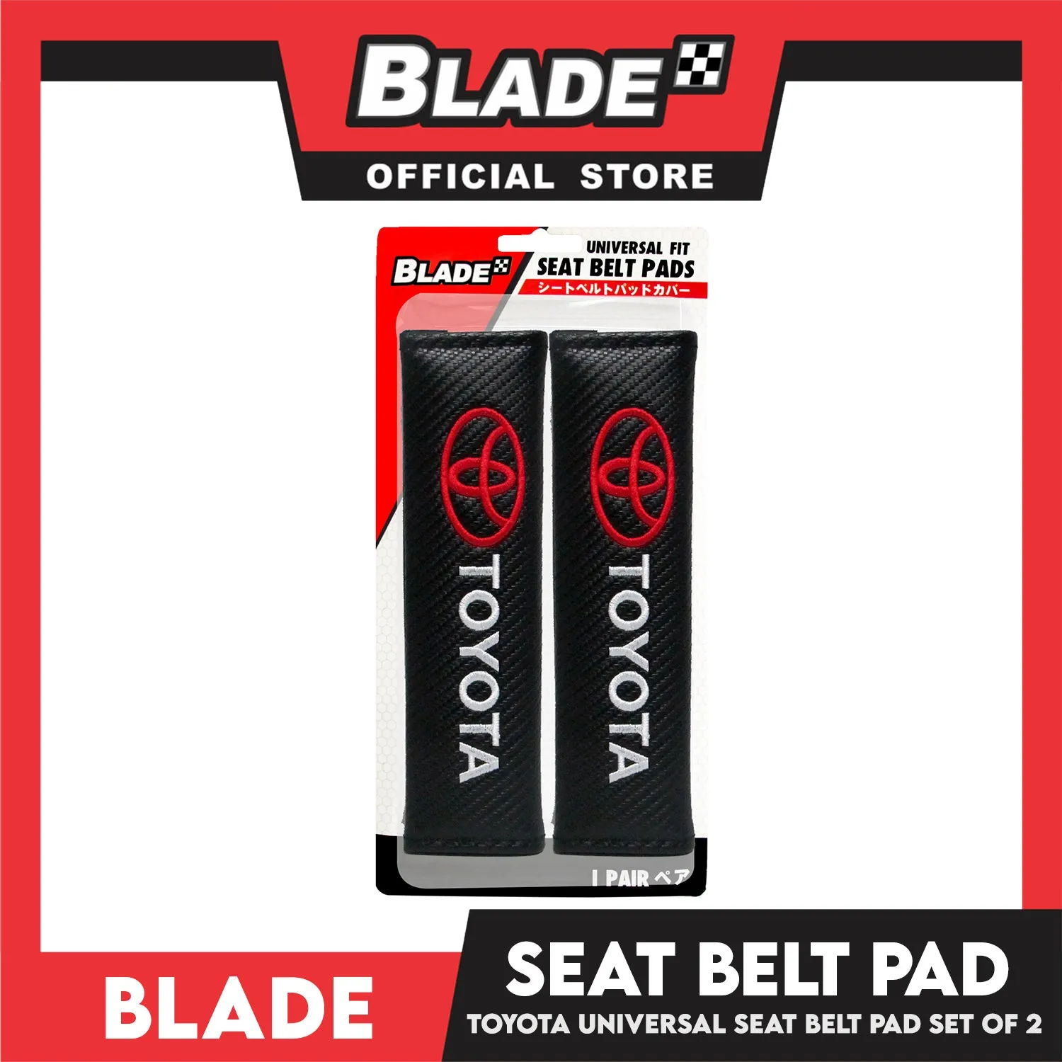 Blade Universal Seat Belt Pads Toyota (Set of 2)