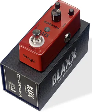 Blaxx by Stagg Guitar Effects Pedal Distortion A