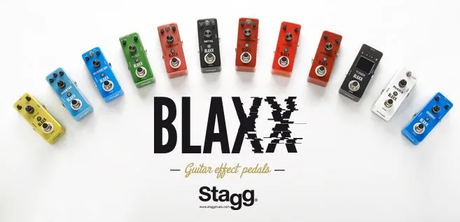 Blaxx by Stagg Guitar Effects Pedal Distortion A