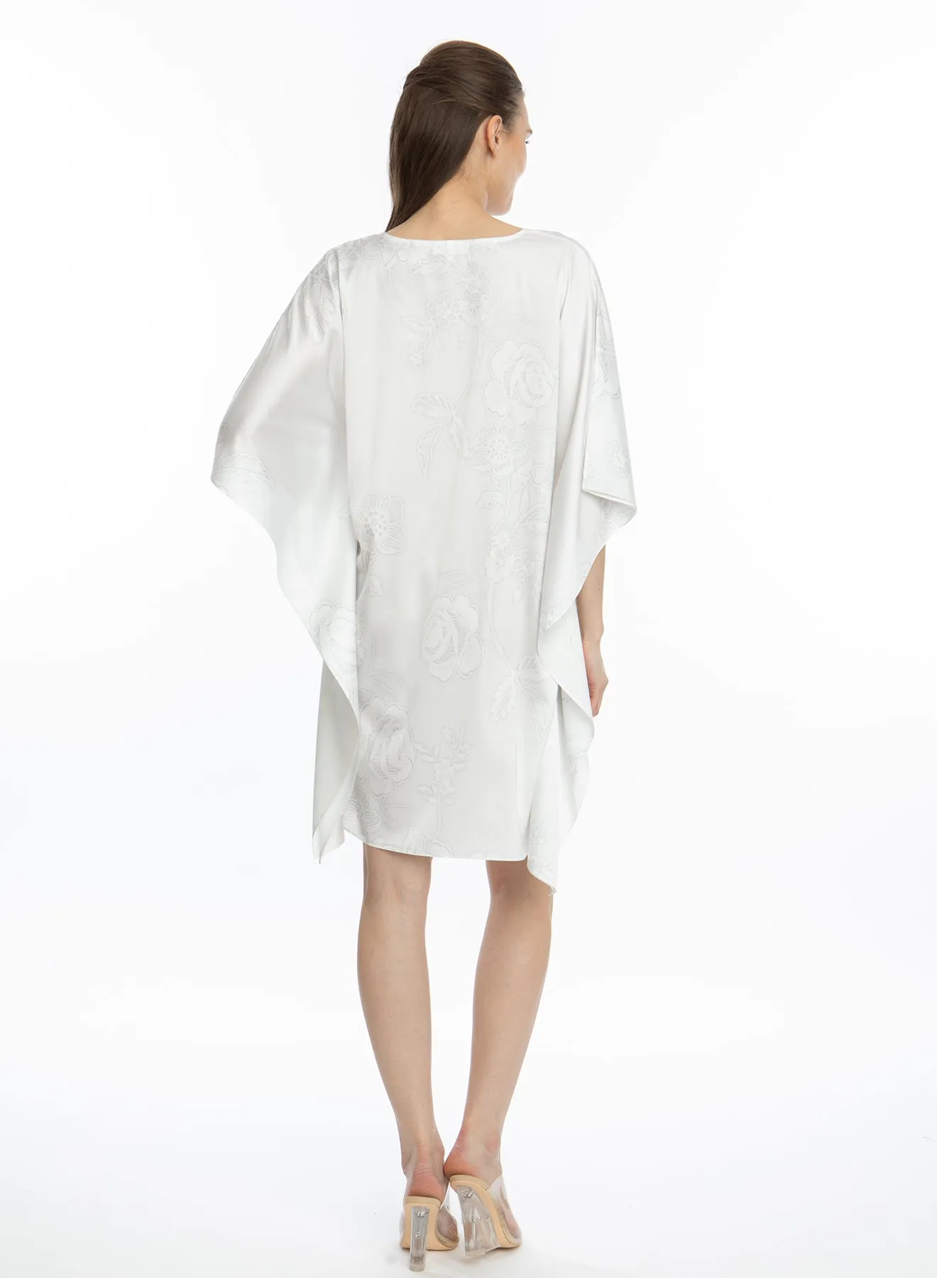 Bliss Angel White Short Caftan