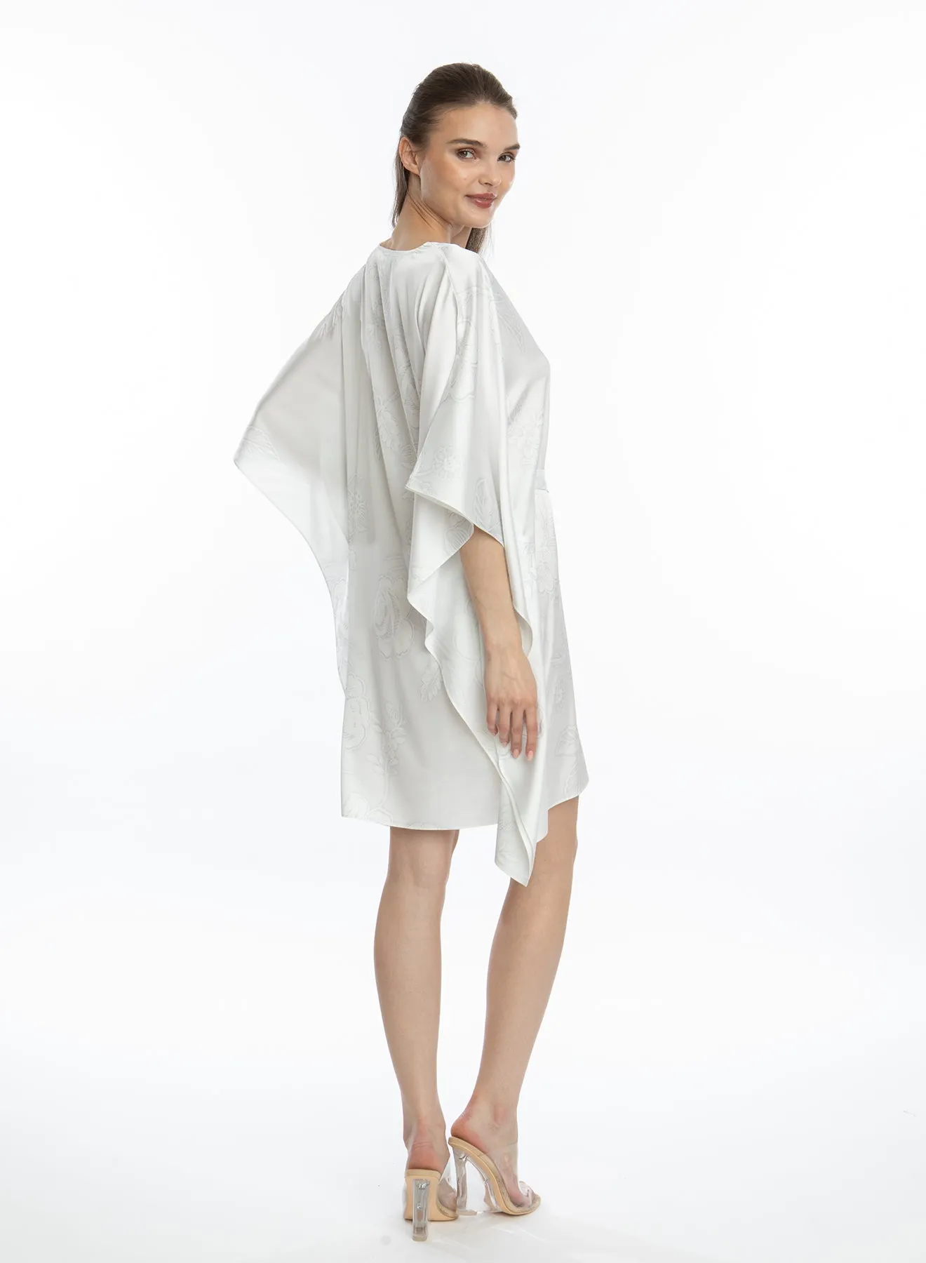 Bliss Angel White Short Caftan