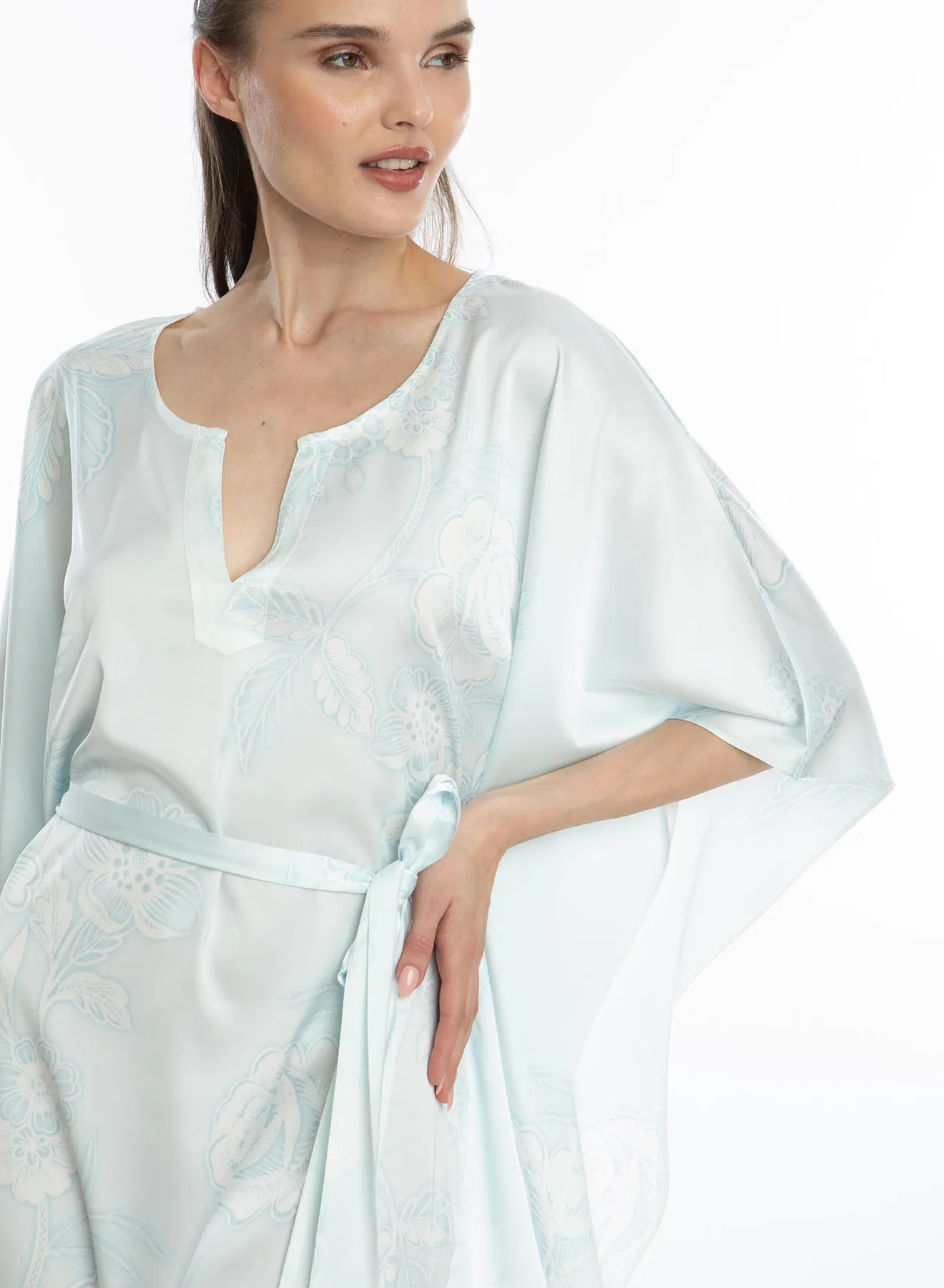 Bliss Arctic Blue Short Caftan