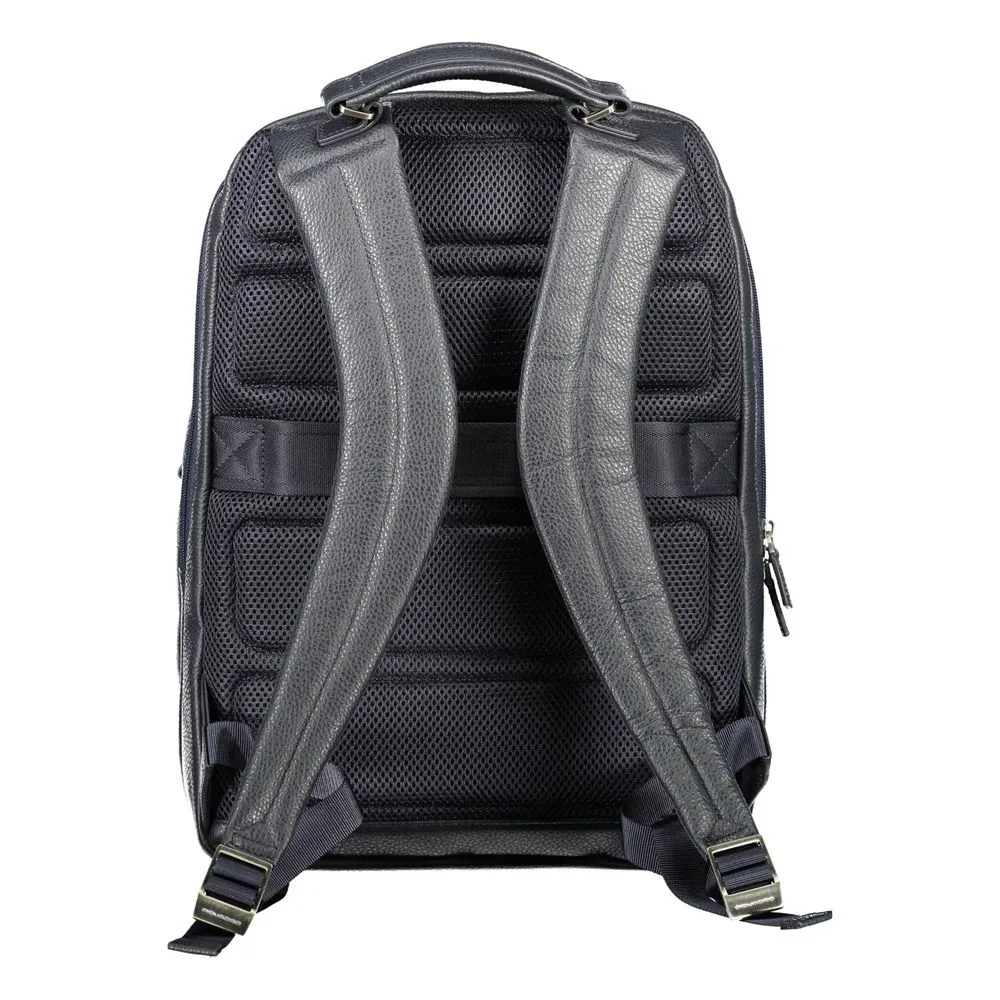 Blue Nylon Men Backpack