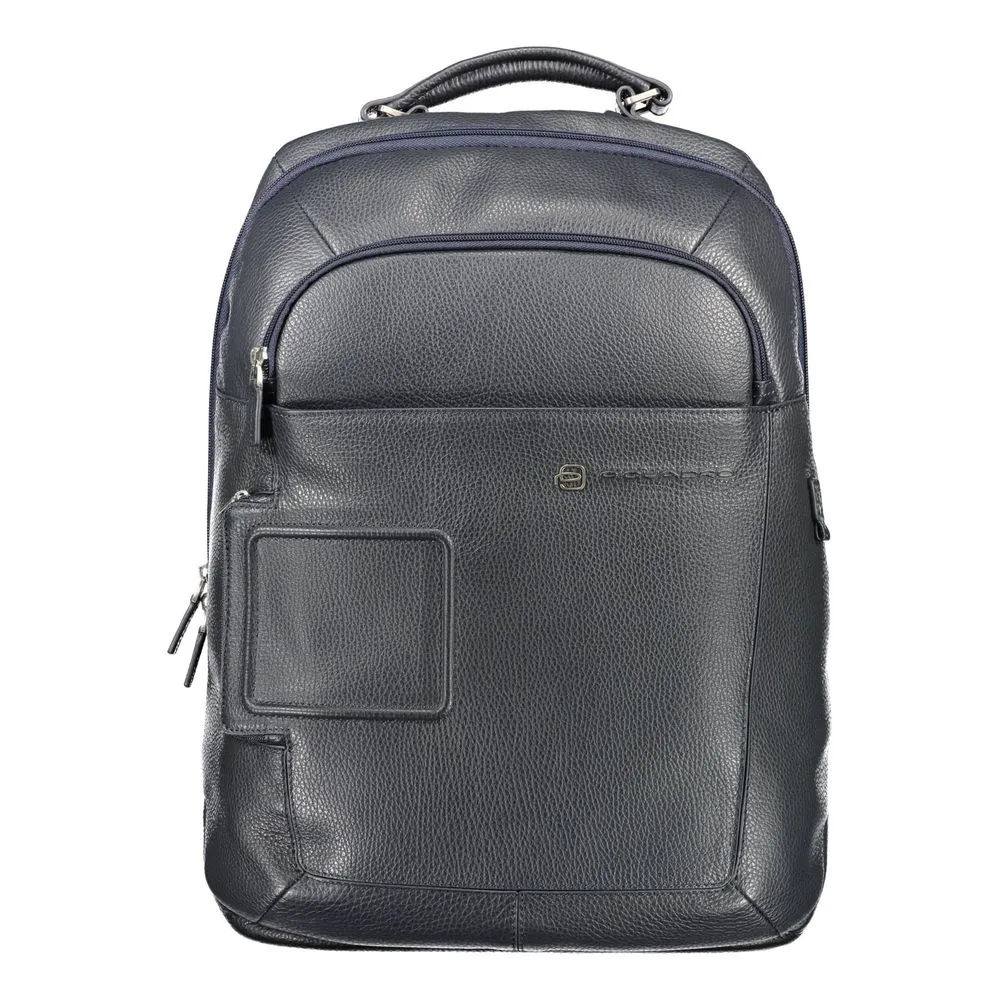 Blue Nylon Men Backpack