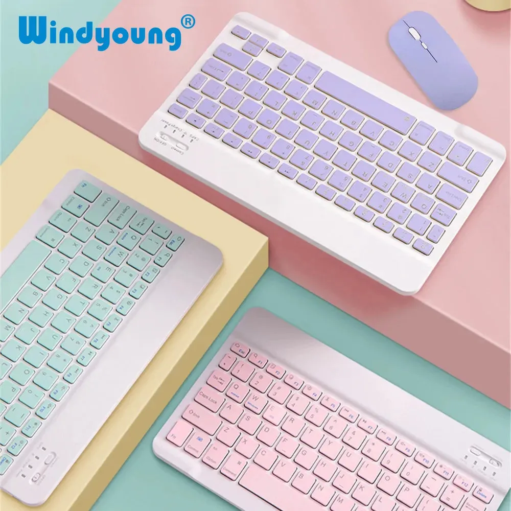 Bluetooth Keyboard & Mouse for Mobile Devices & Tablets