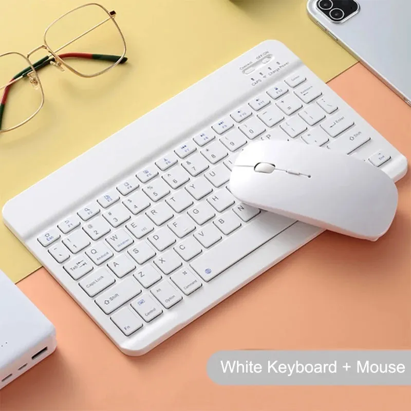 Bluetooth Keyboard & Mouse for Mobile Devices & Tablets