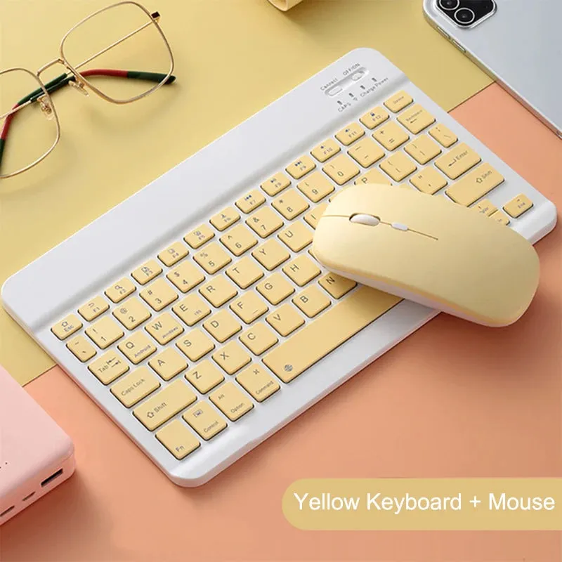 Bluetooth Keyboard & Mouse for Mobile Devices & Tablets