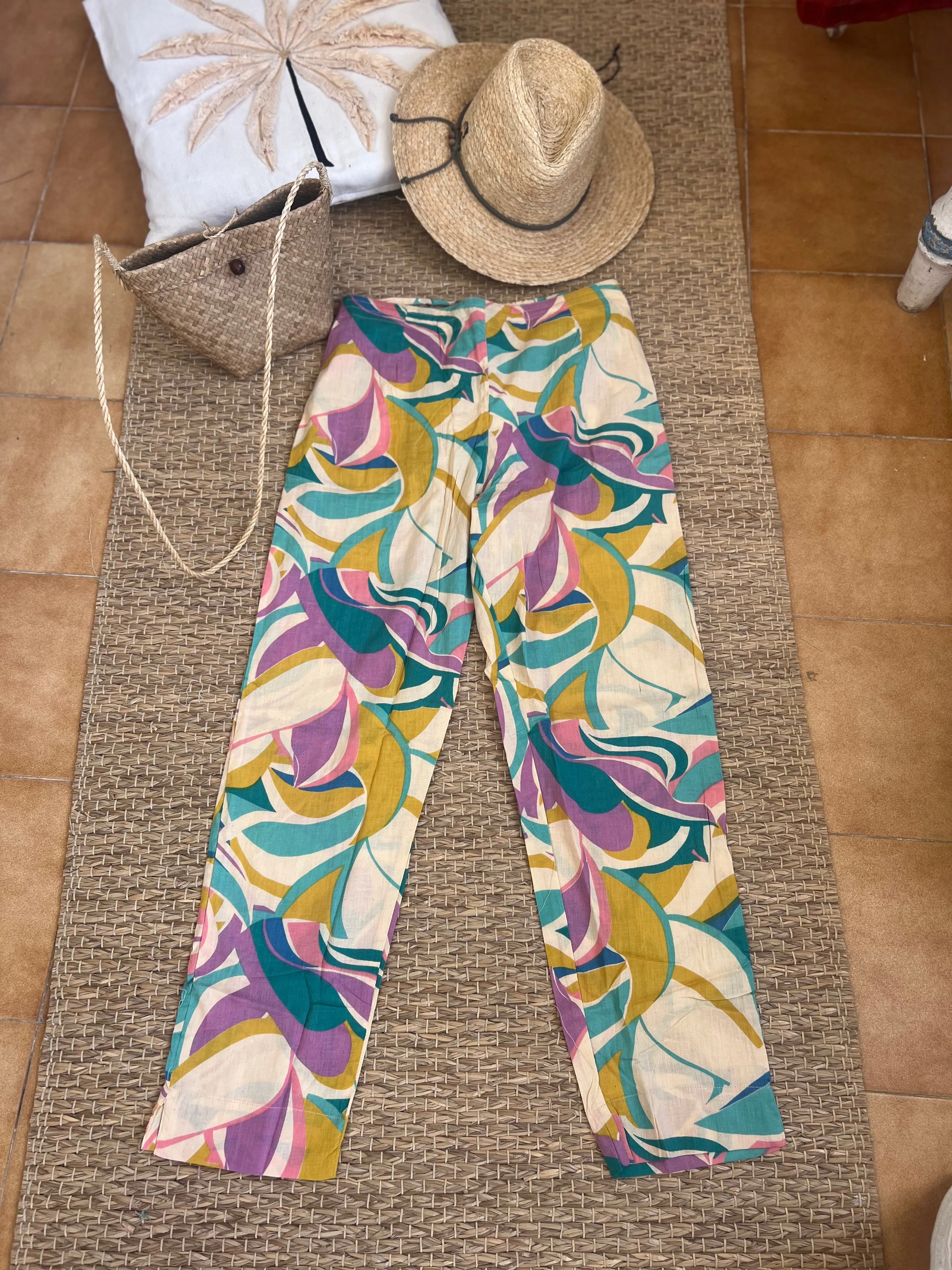 Boho trouser in Fantasia