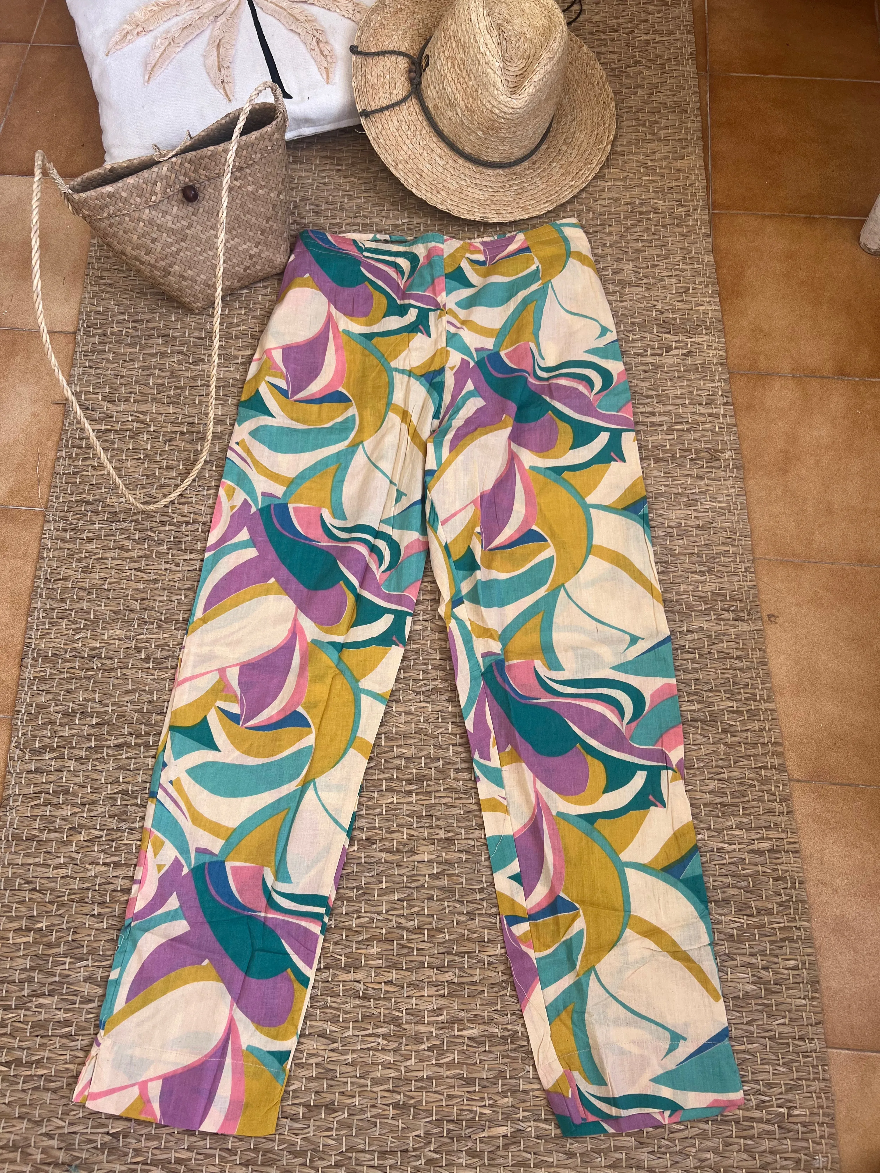Boho trouser in Fantasia