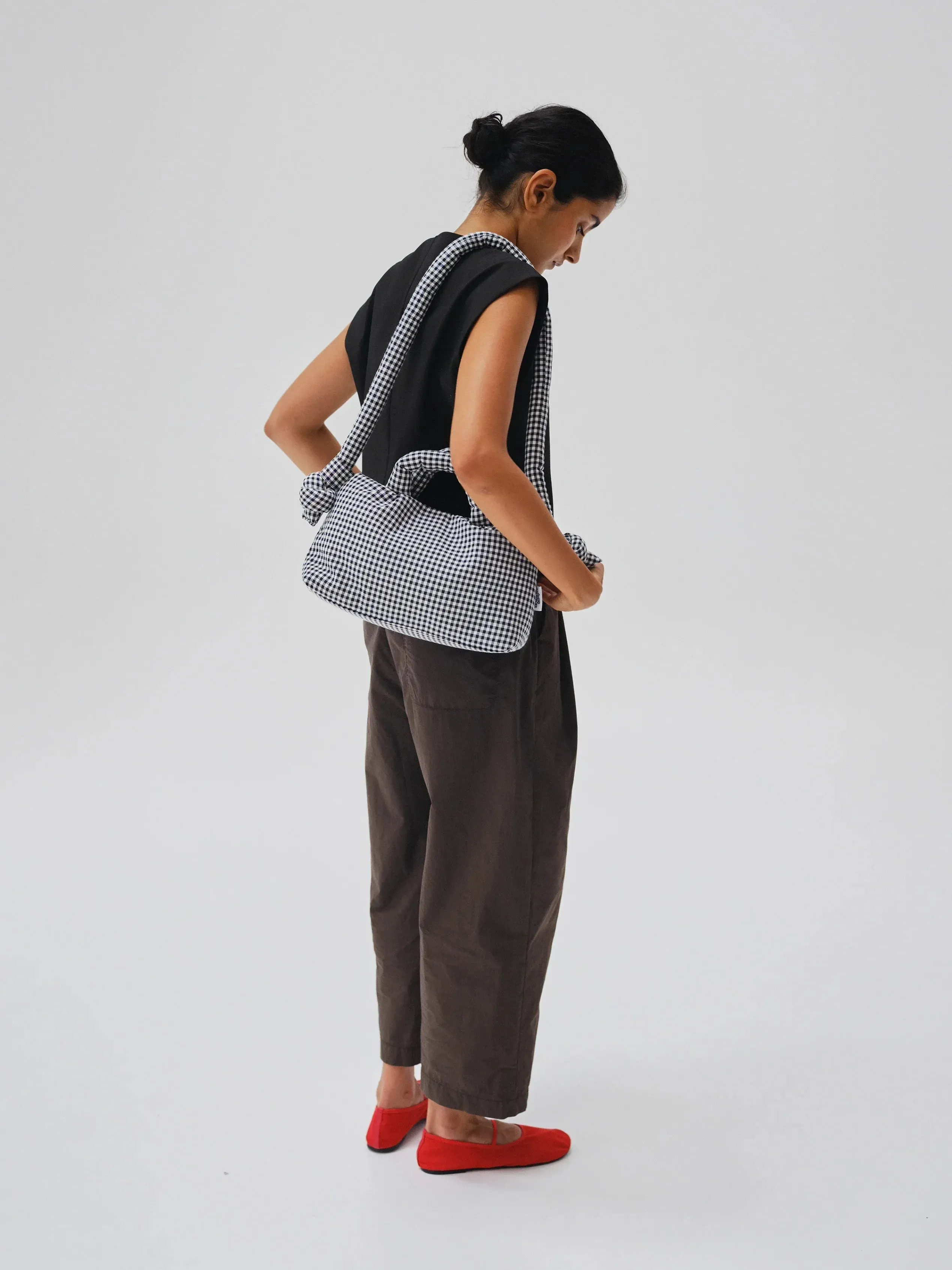 Bolso ÖLEND MiniOna Soft Bag Vichy Black