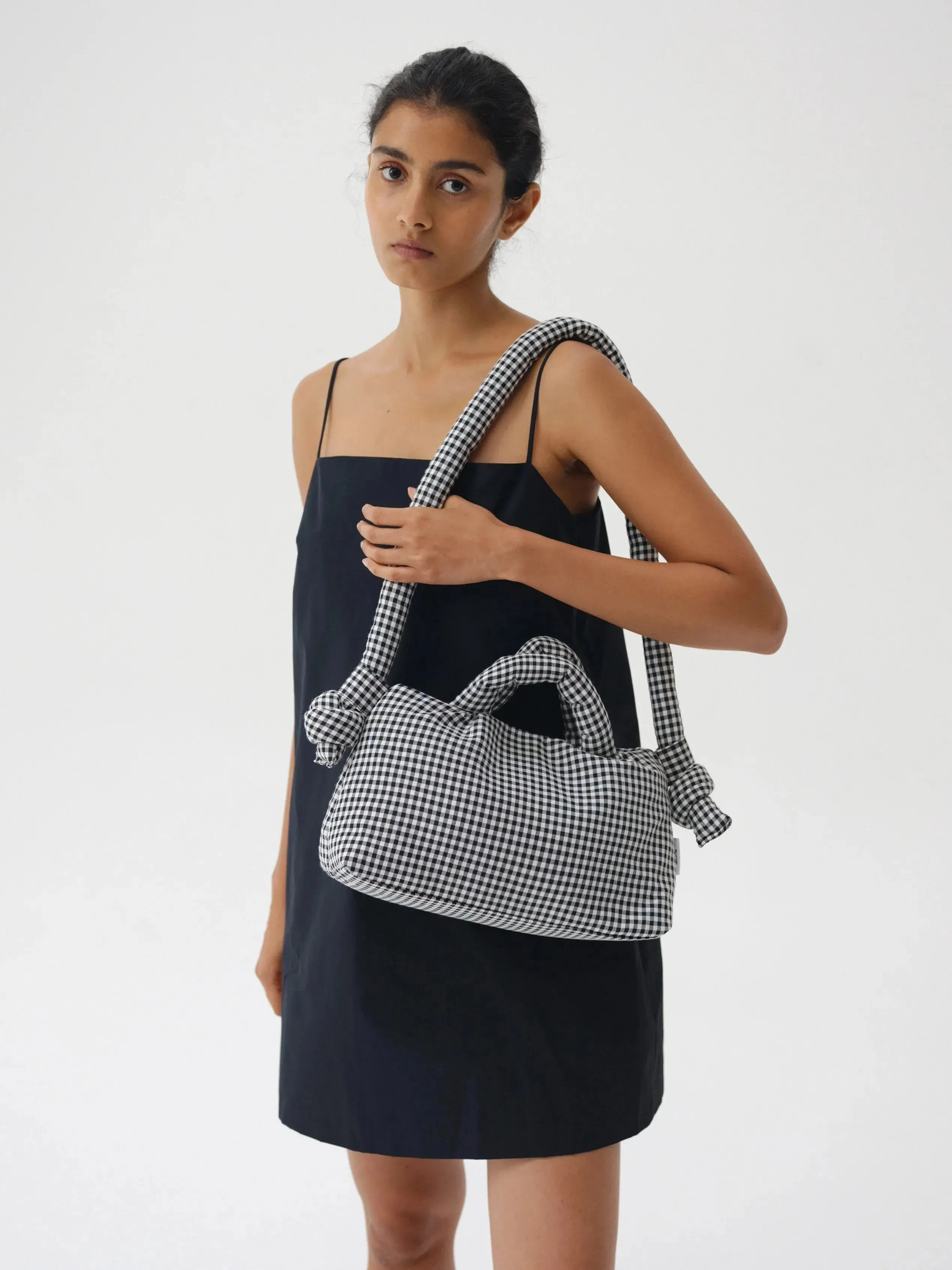 Bolso ÖLEND MiniOna Soft Bag Vichy Black