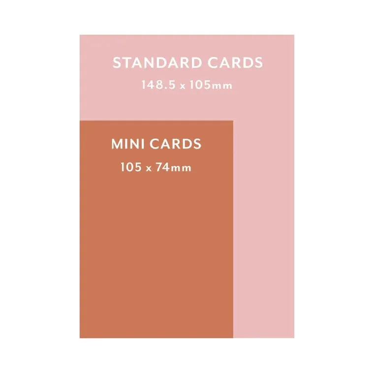 Bonjour Bebe Pink Mini Card - New Baby Cute