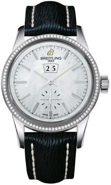Breitling - Transocean 38 Diamond Bezel - Sahara Strap