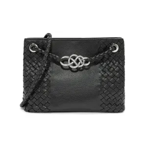 Brighton Black Interlok Devon Convertible Cross Body Bag
