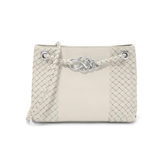 Brighton White Interlok Devon Convertible Cross Body Bag