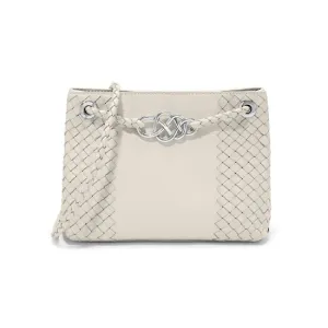 Brighton White Interlok Devon Convertible Cross Body Bag