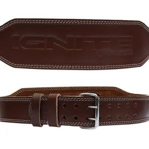 Brown Leather Weightlifting Belt