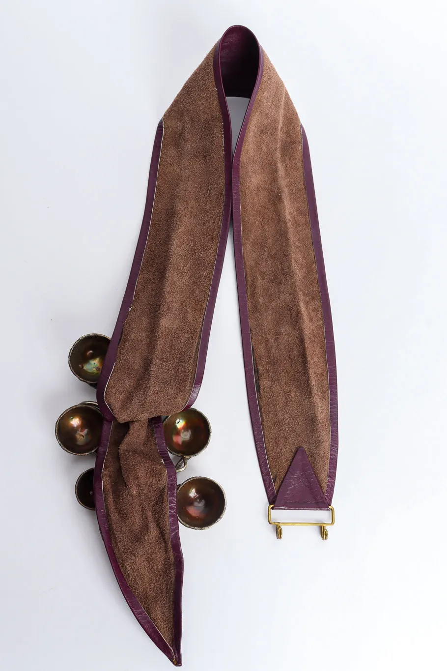 Brutalist Orb Leather Sash Belt
