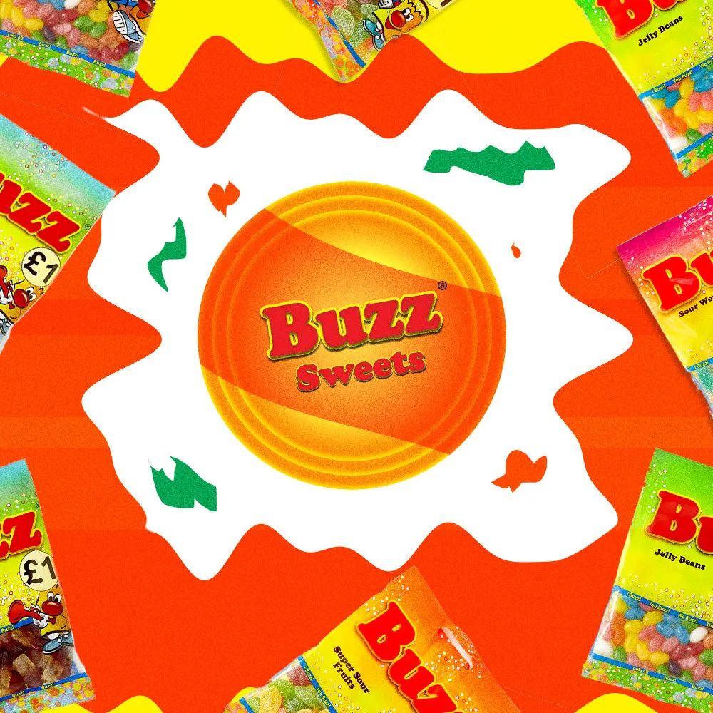 Buzz Sweets Mini Strawberry Pencils | Share Pack