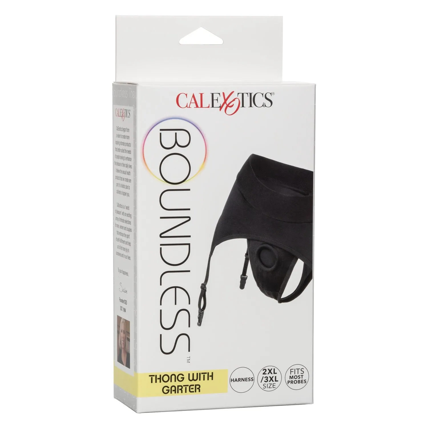 CalExotics Boundless Thong with Garter  2XL/3XL
