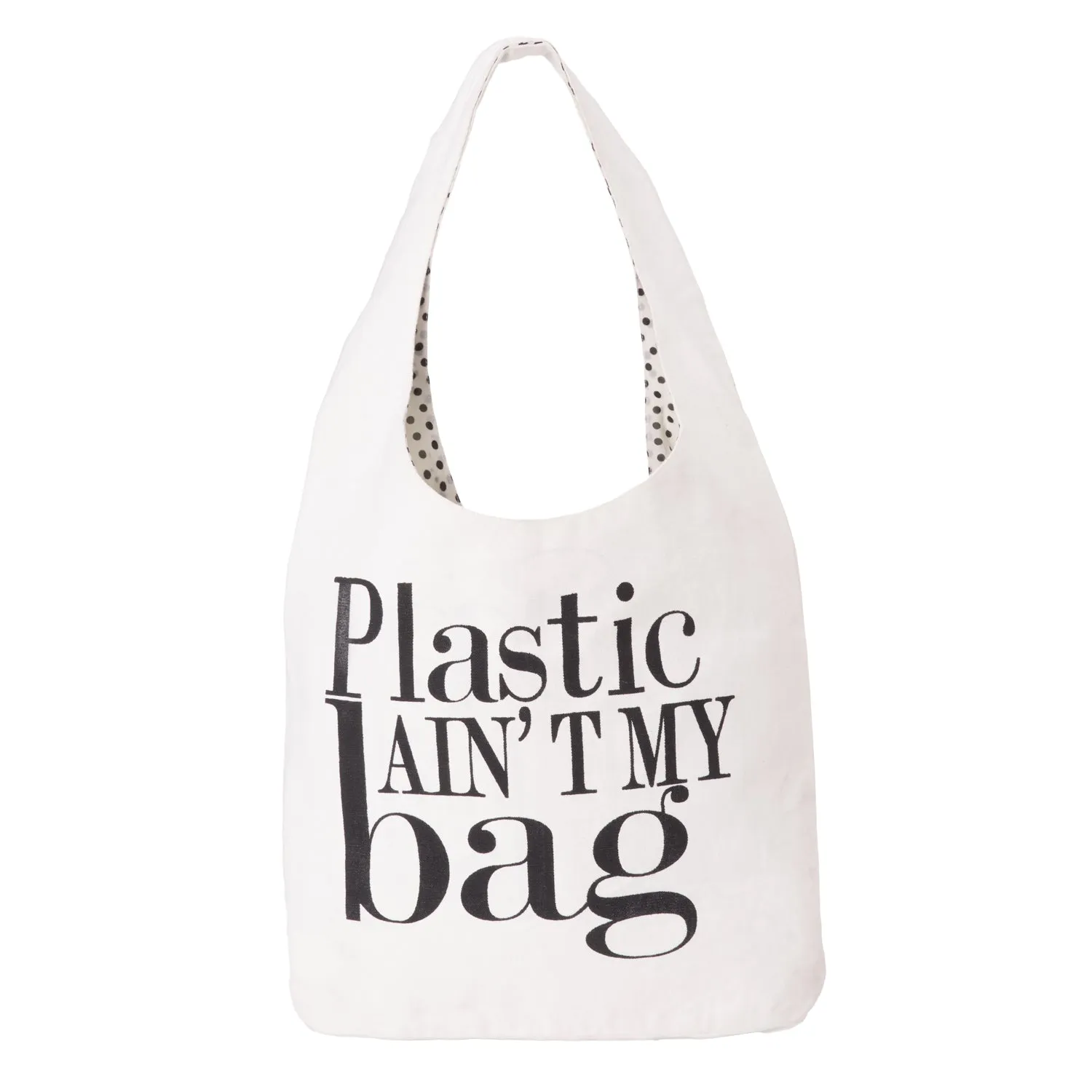 CANVAS PRINTED TOTE BAG OFF WHITE