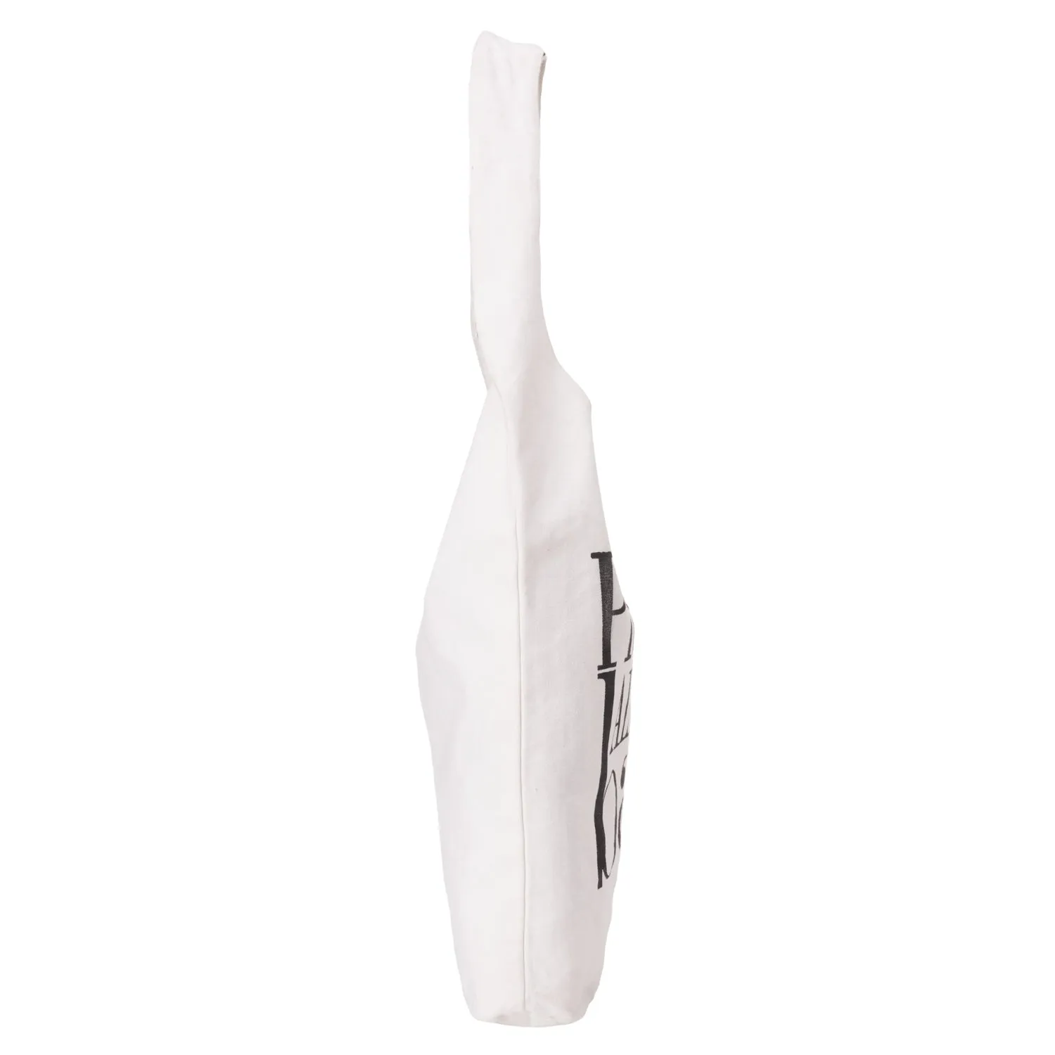 CANVAS PRINTED TOTE BAG OFF WHITE