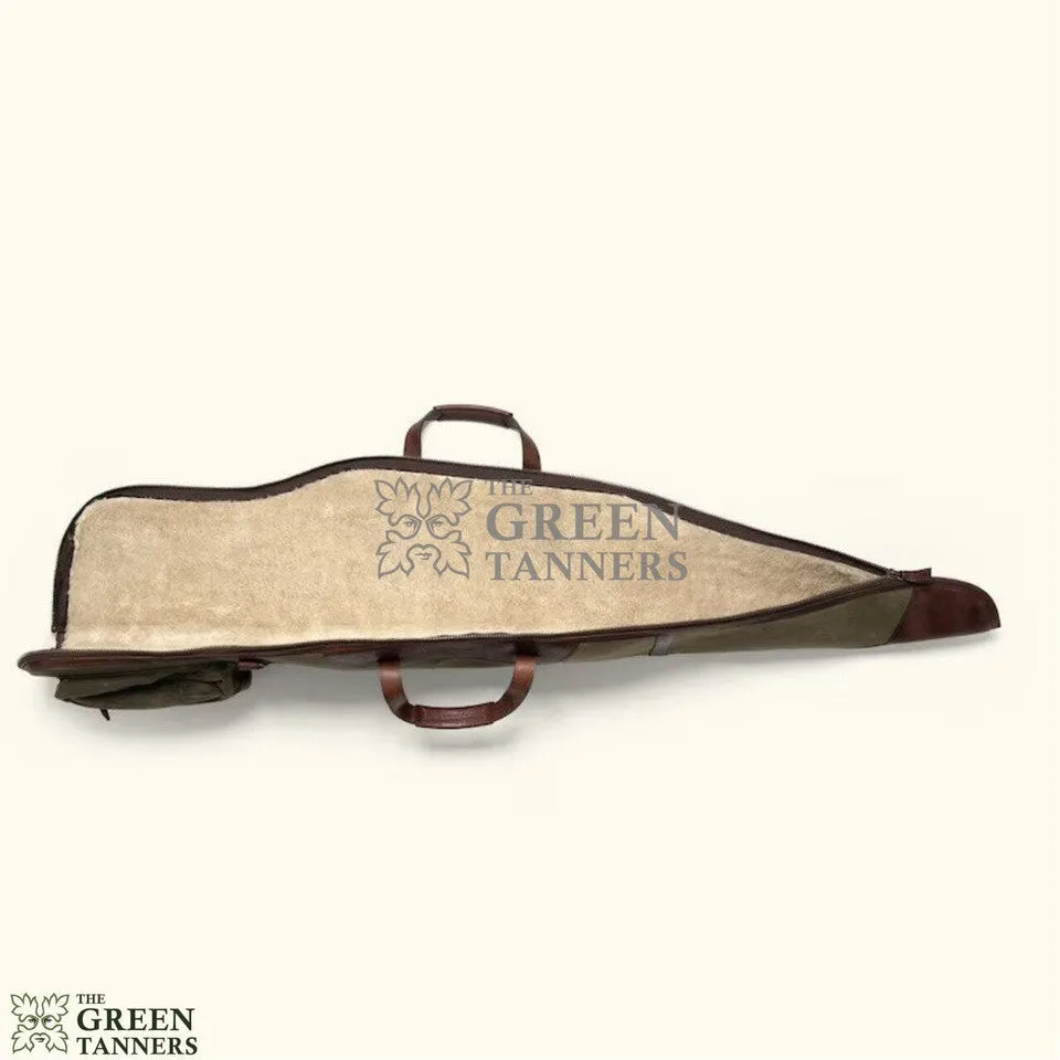 Canvas Rifle Case With Front Pocket For Bullets