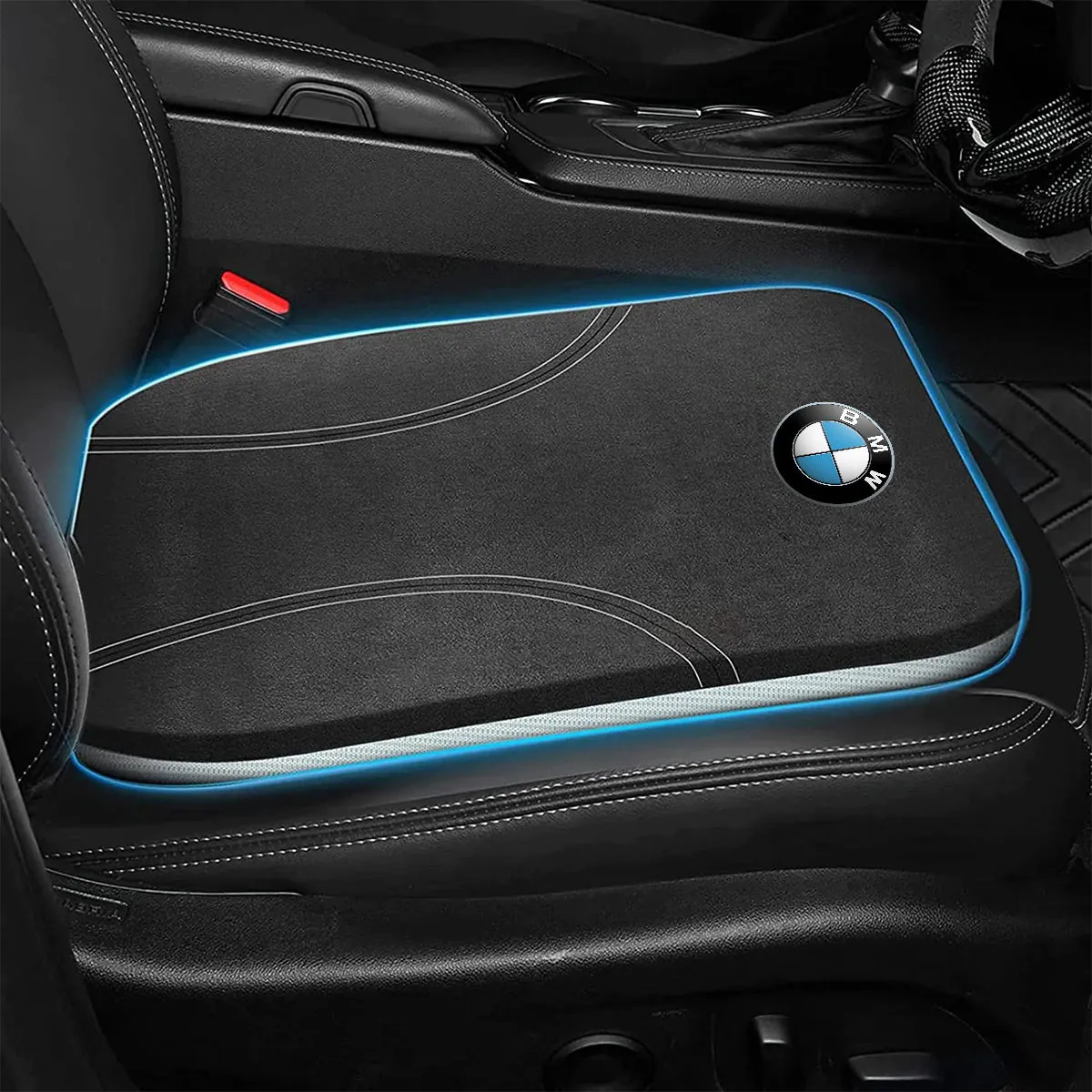 Car Seat Cushion, Custom Fit For Your Cars, Double Sided Seat Cushion, Breathable Suede   Ice Silk Car Seat Cushion, Comfort Seat Covers Cushion KX19979
