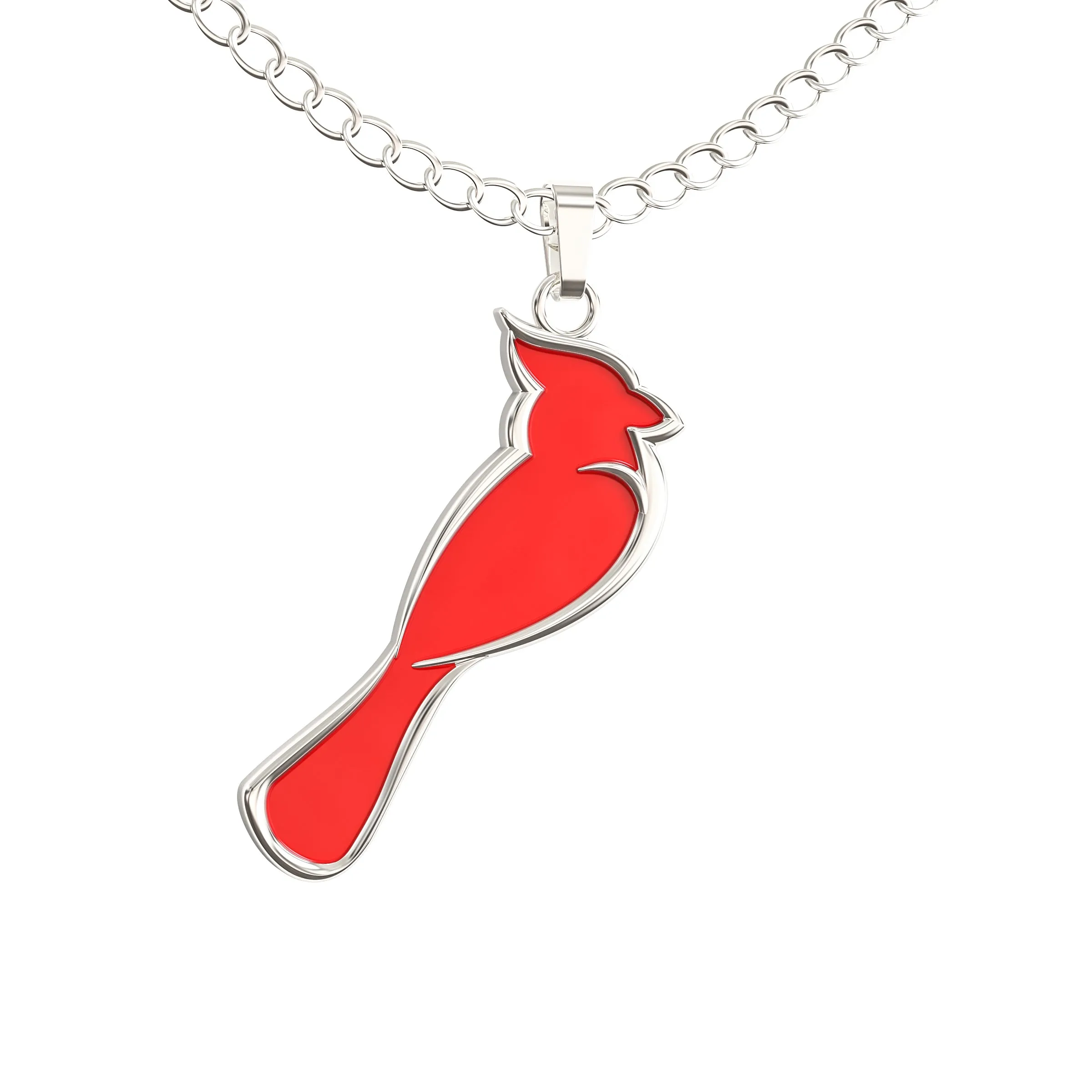 Cardinal Necklace For Women – Cardinals Appear When Angels Are Near Message Card