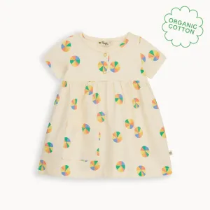Cari - Rainbow Parasol Dress With Pockets