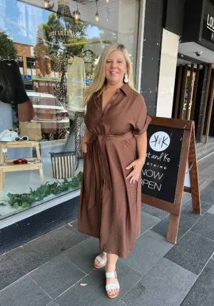 Carlson Dress - Chocolate