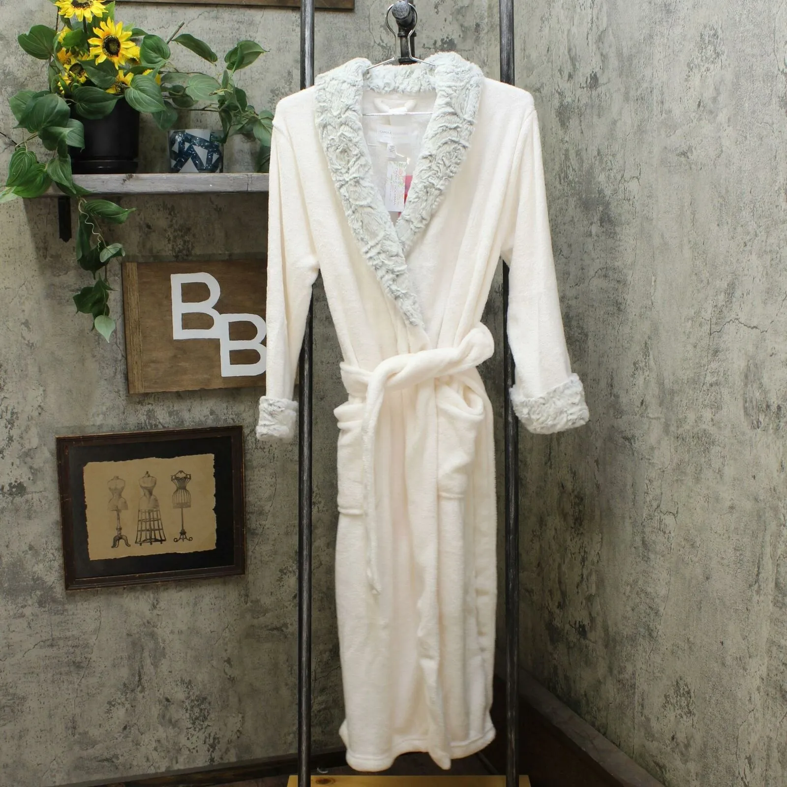 Carole Hochman Women's Luxuriously Soft Plush Wrap Robe