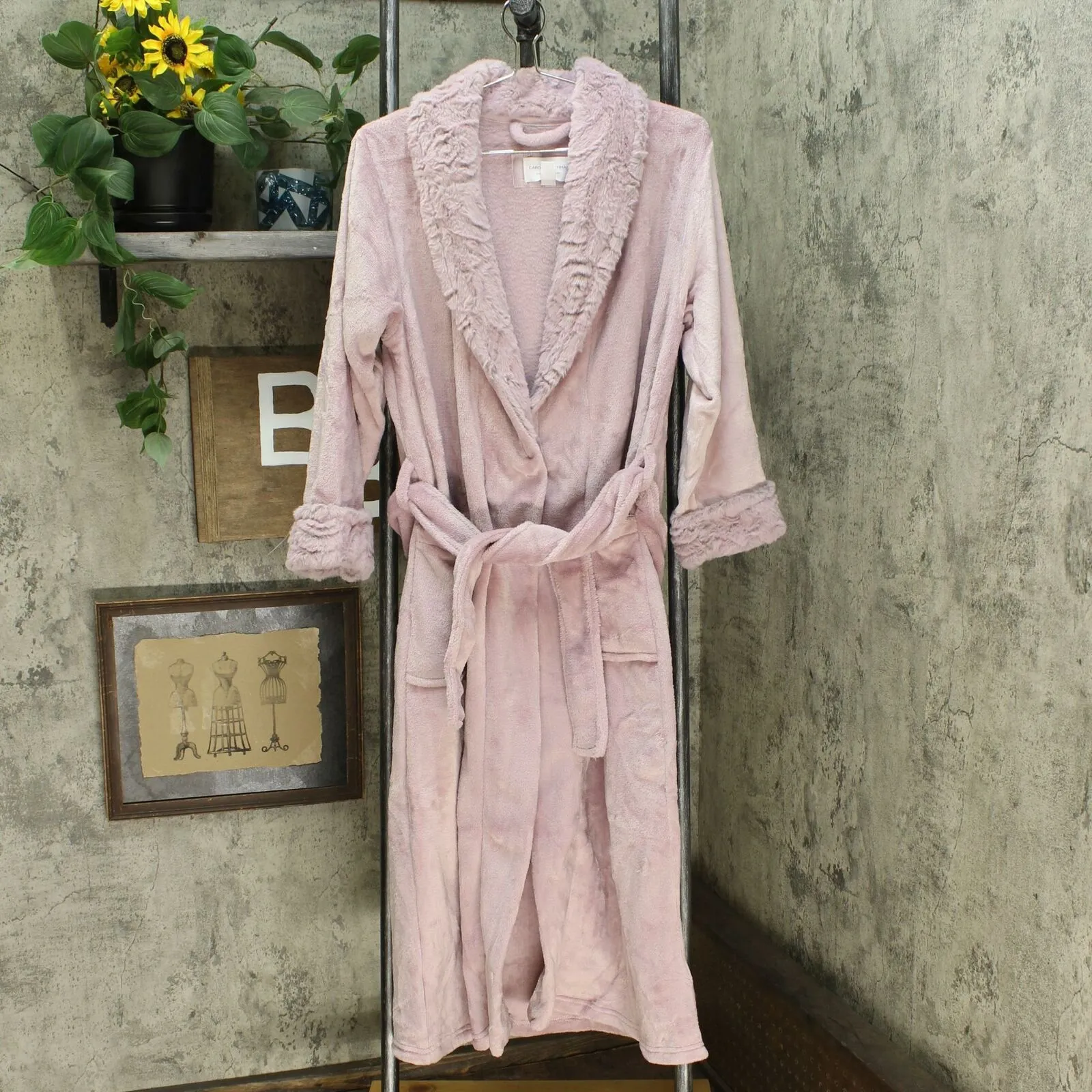 Carole Hochman Women's Luxuriously Soft Plush Wrap Robe