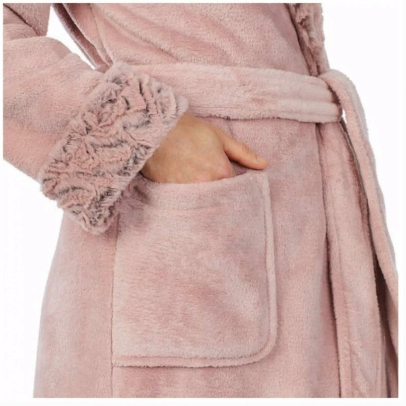 Carole Hochman Women's Luxuriously Soft Plush Wrap Robe
