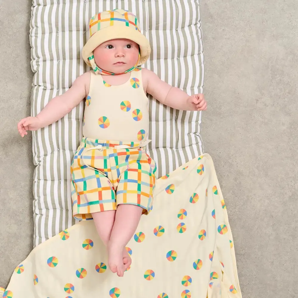 Carp - Rainbow Parasol Baby Vest Bodysuit